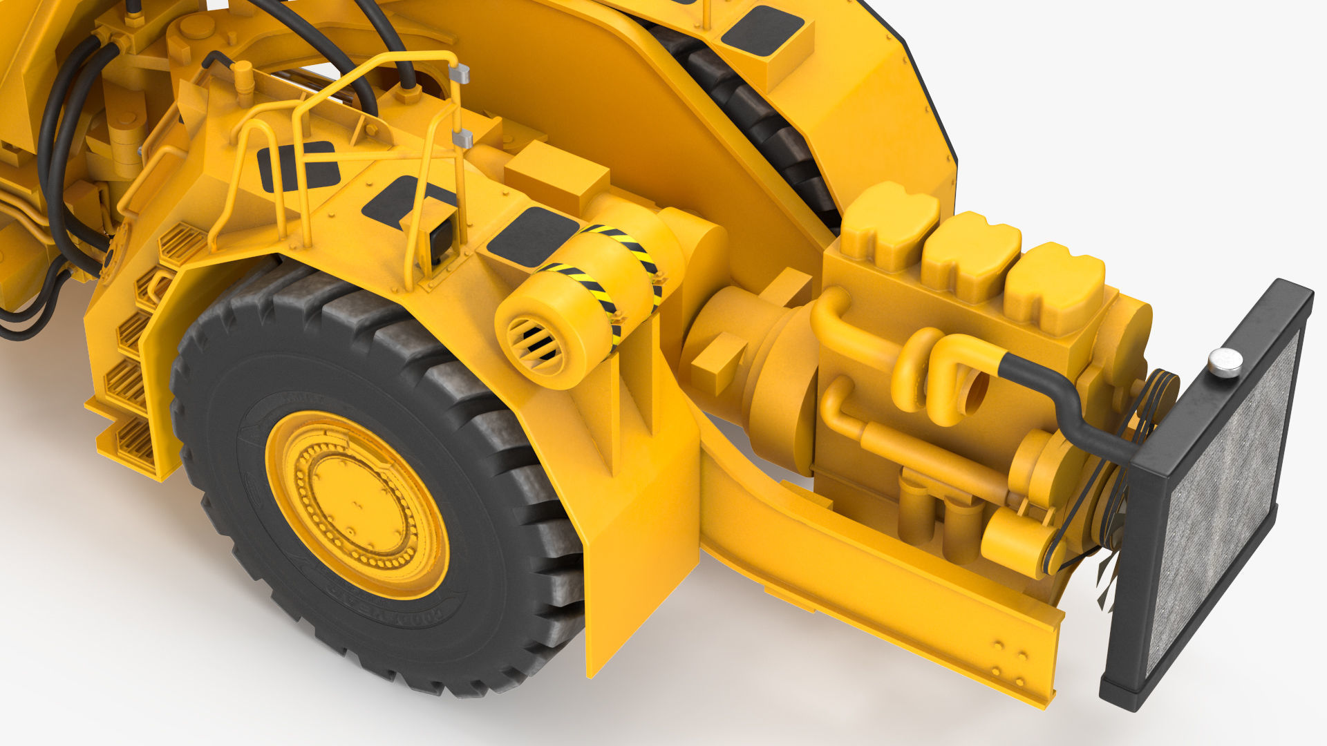 Mining Truck CAT AD45B 3D model_34