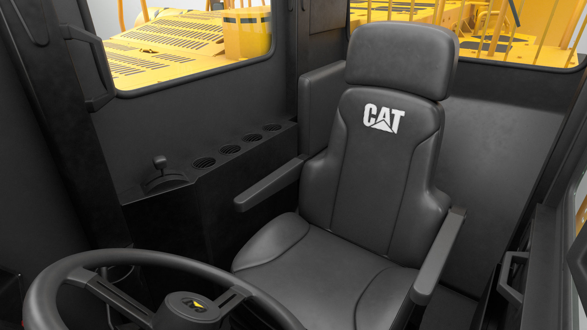 Mining Truck CAT AD45B 3D model_38