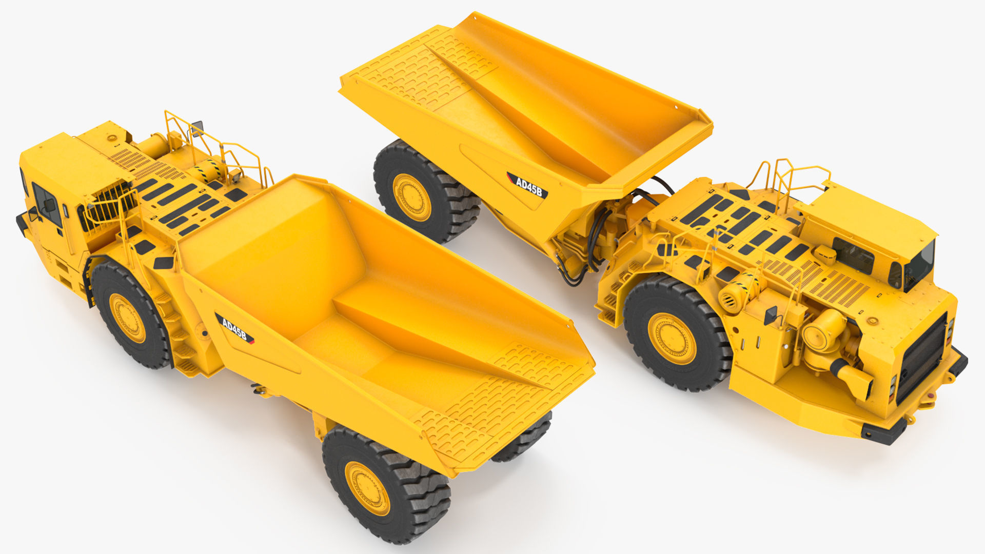 Mining Truck CAT AD45B 3D model_19