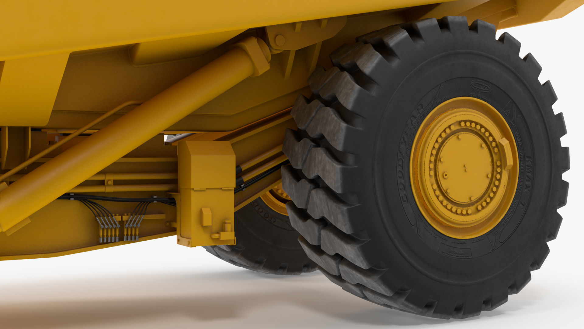 Mining Truck CAT AD45B 3D model_30
