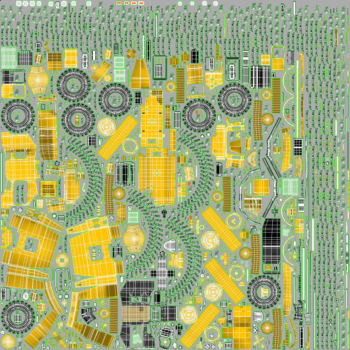 Mining Truck CAT AD45B 3D model_43