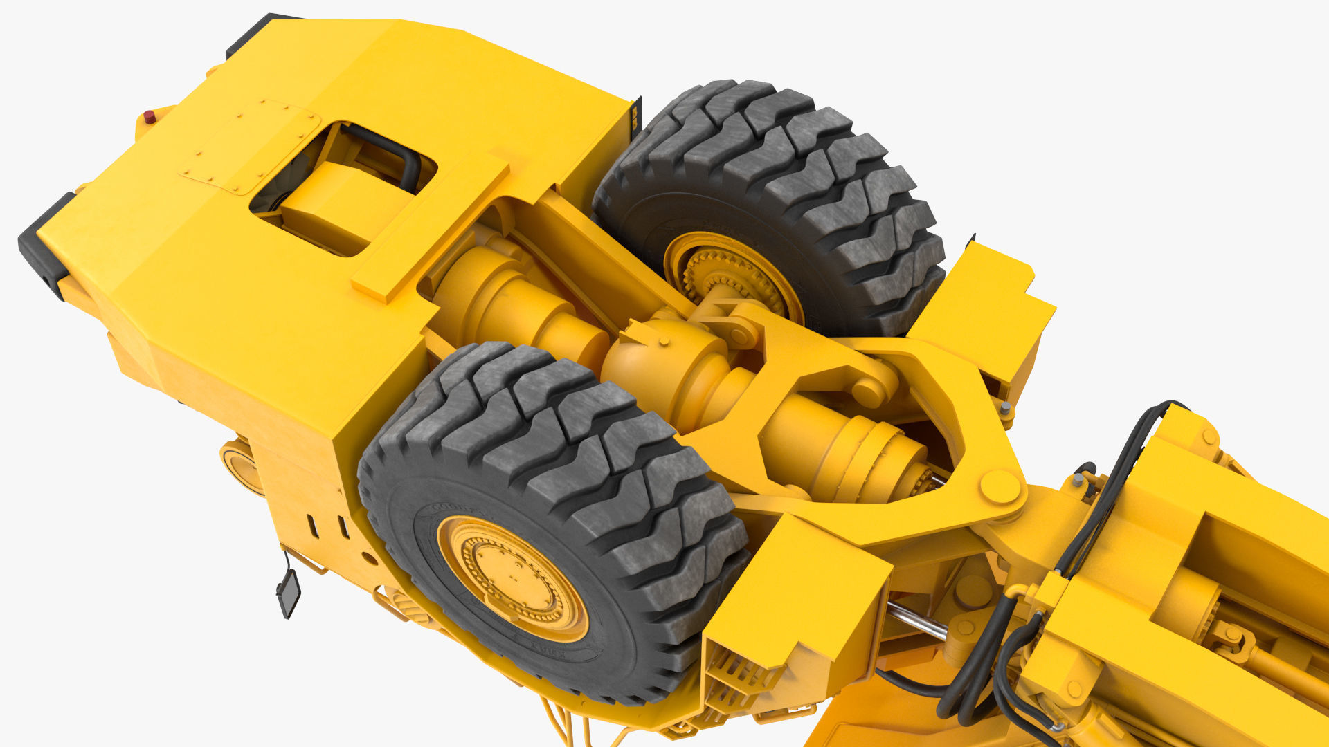 Mining Truck CAT AD45B 3D model_21