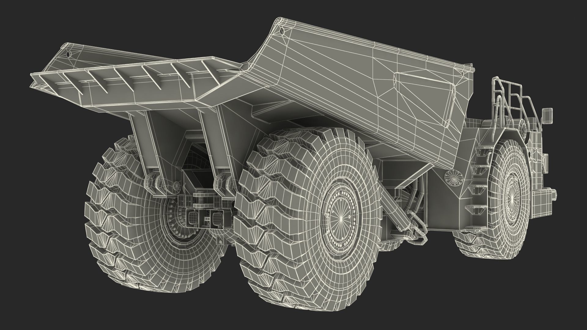 Mining Truck CAT AD45B 3D model_47