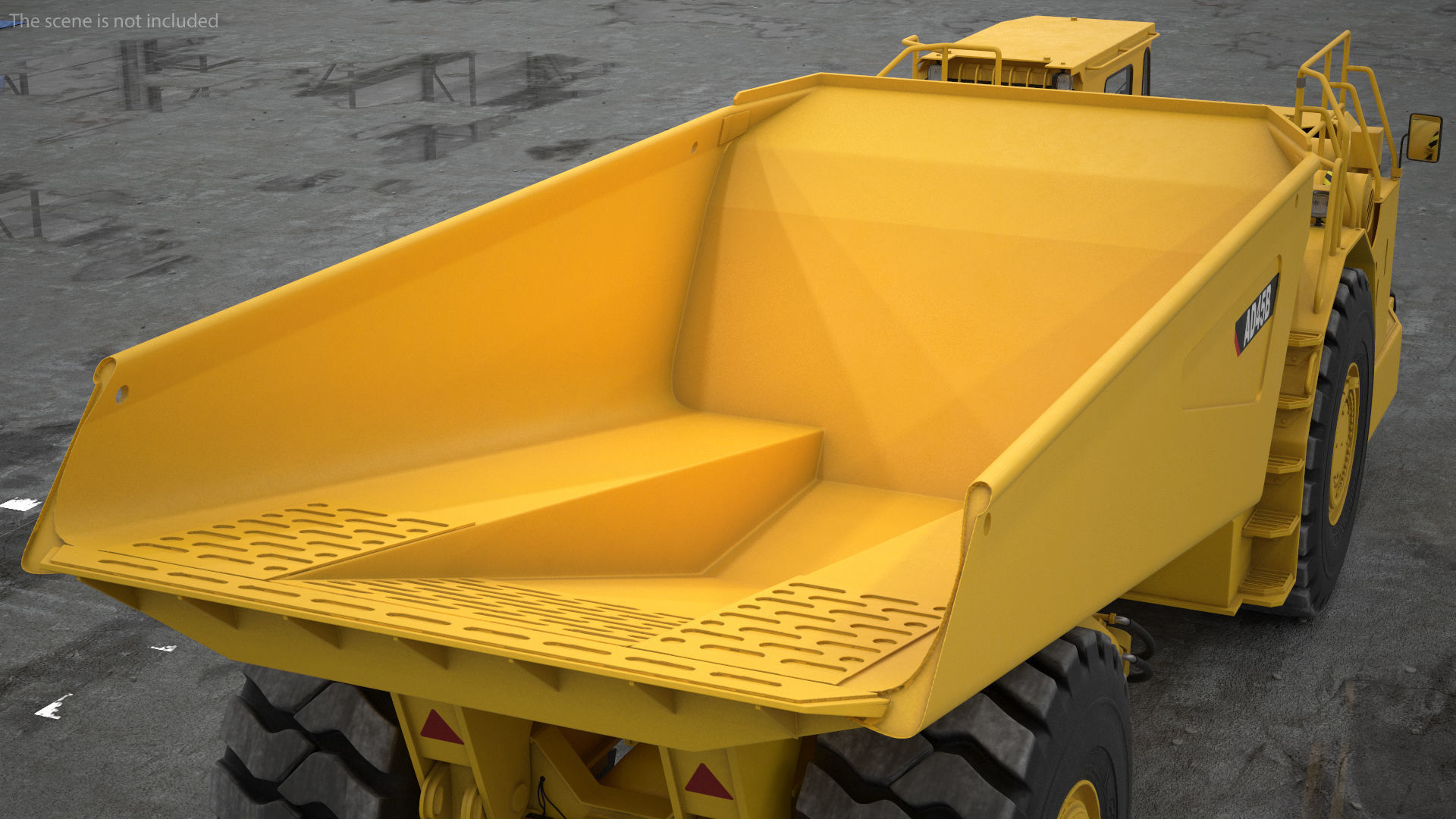 Mining Truck CAT AD45B 3D model_11