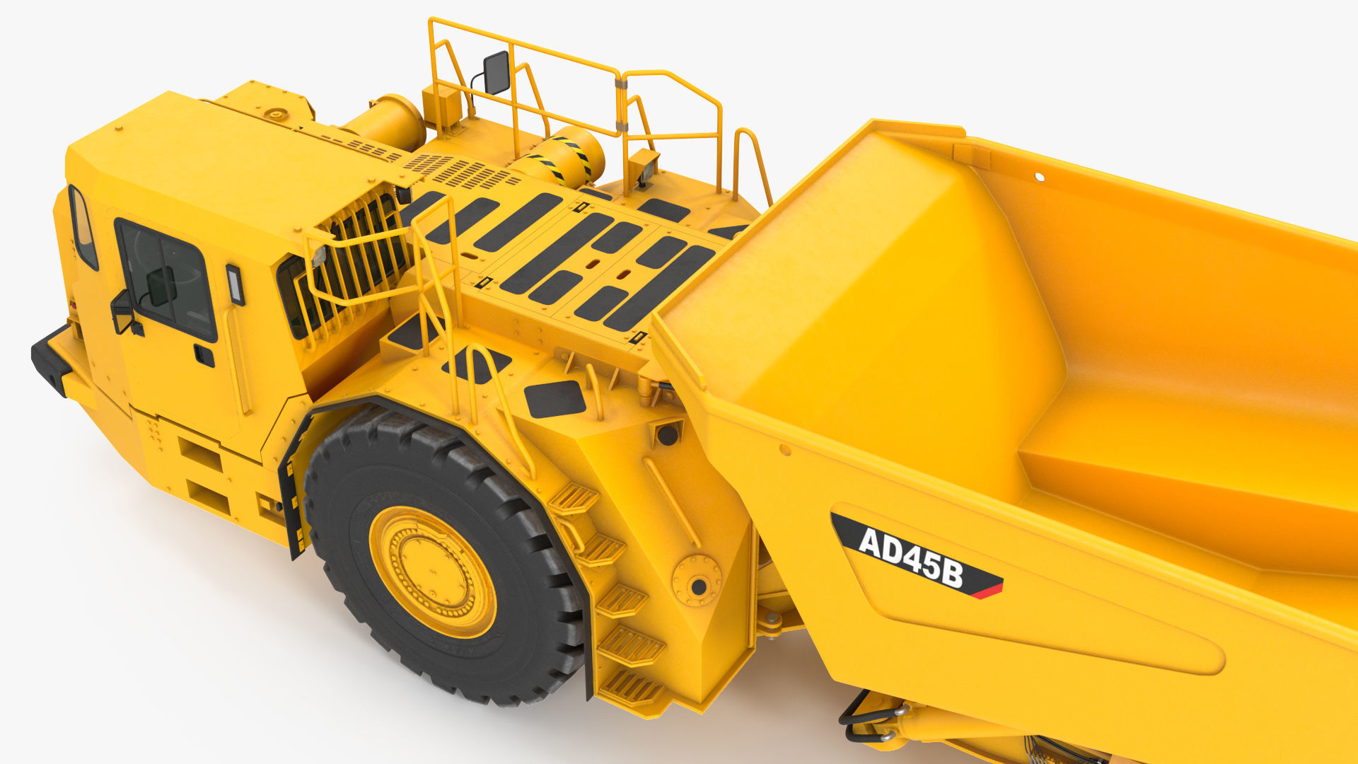 Mining Truck CAT AD45B 3D model_23