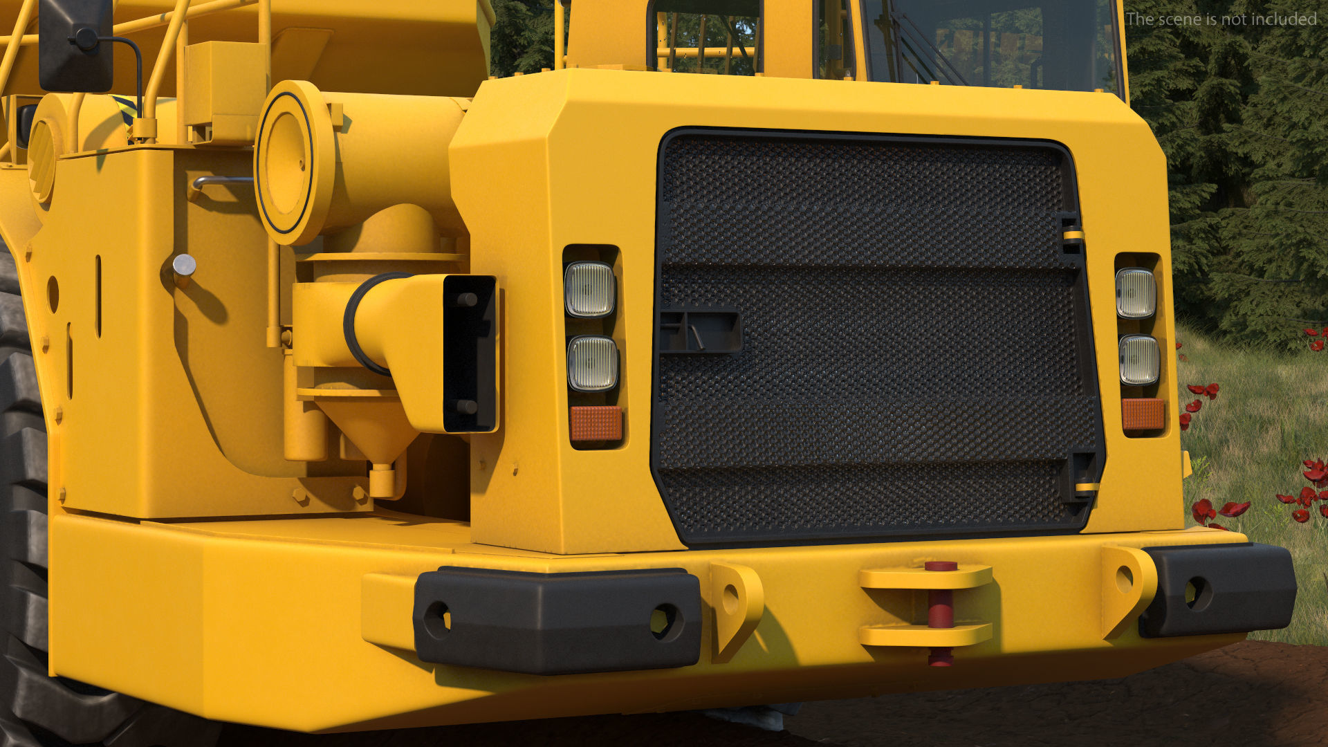 Mining Truck CAT AD45B 3D model_16