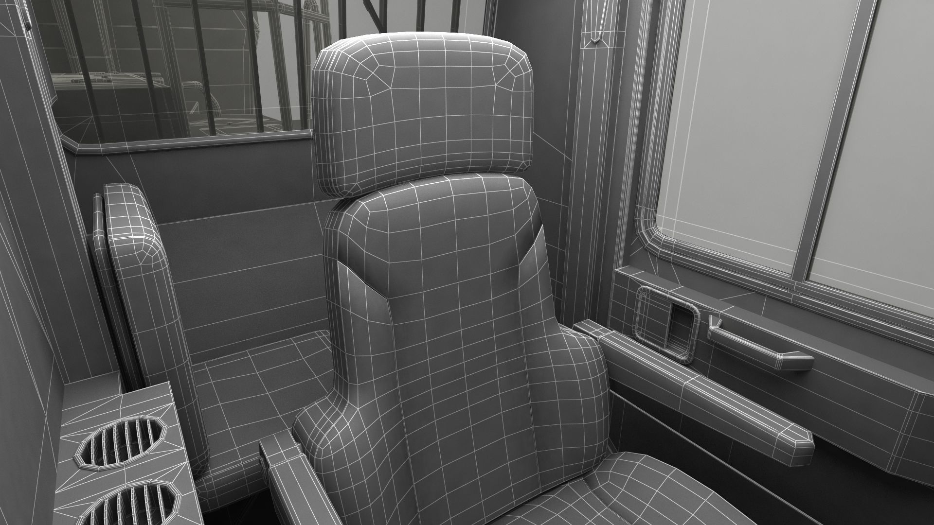 Mining Truck CAT AD45B 3D model_55