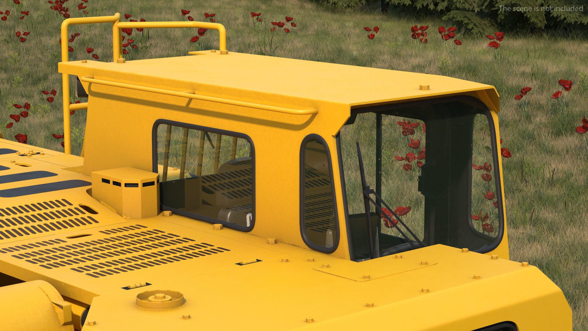 Mining Truck CAT AD45B 3D model_13