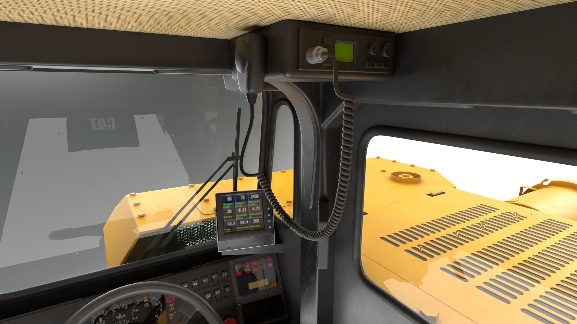 Mining Truck CAT AD45B 3D model_37