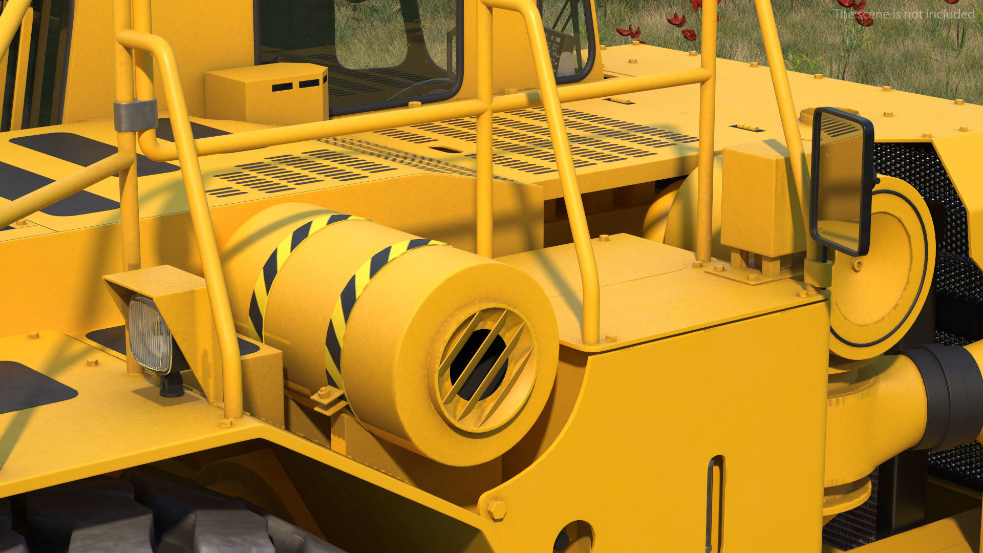 Mining Truck CAT AD45B 3D model_15