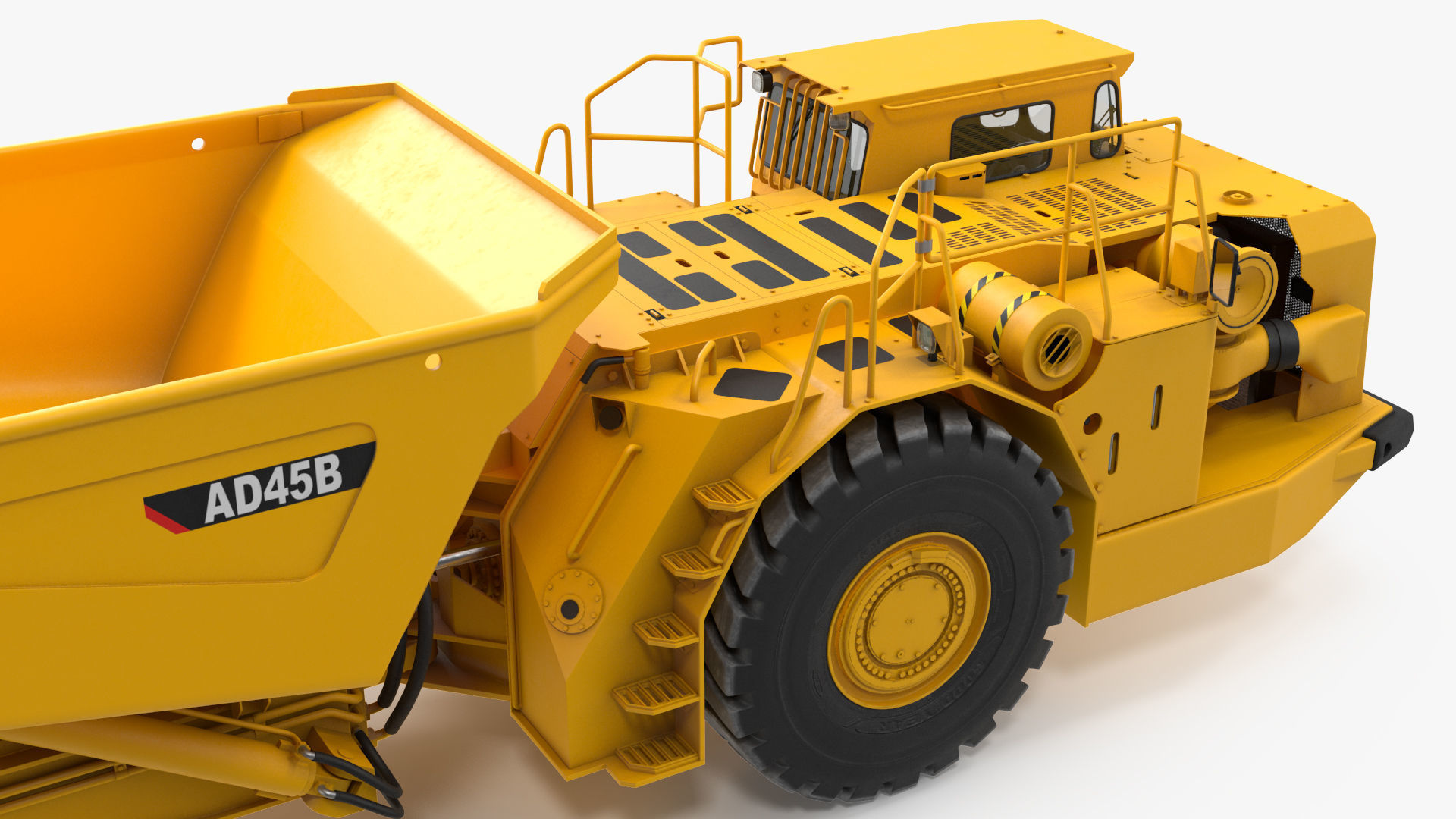 Mining Truck CAT AD45B 3D model_24