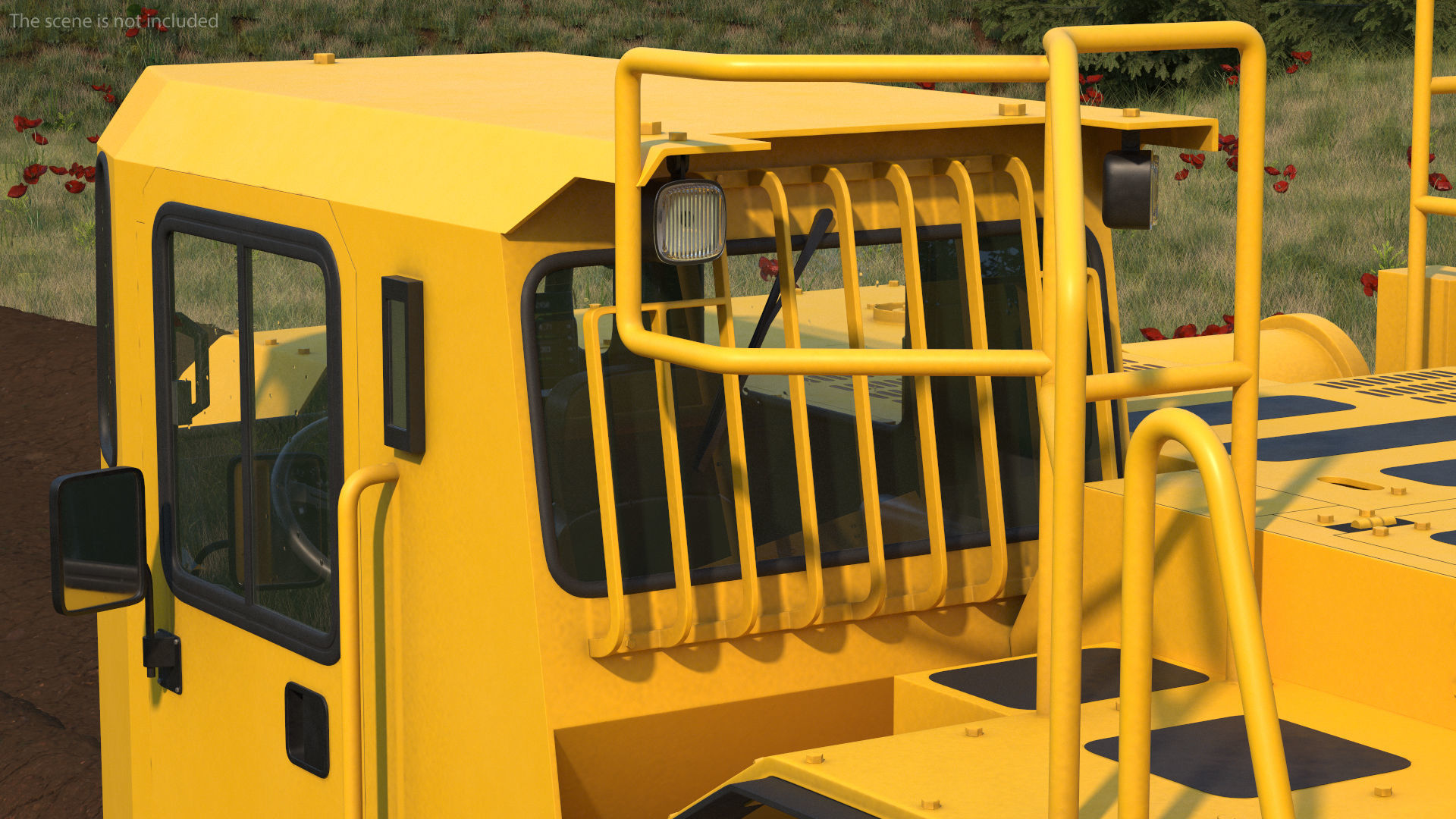 Mining Truck CAT AD45B 3D model_14