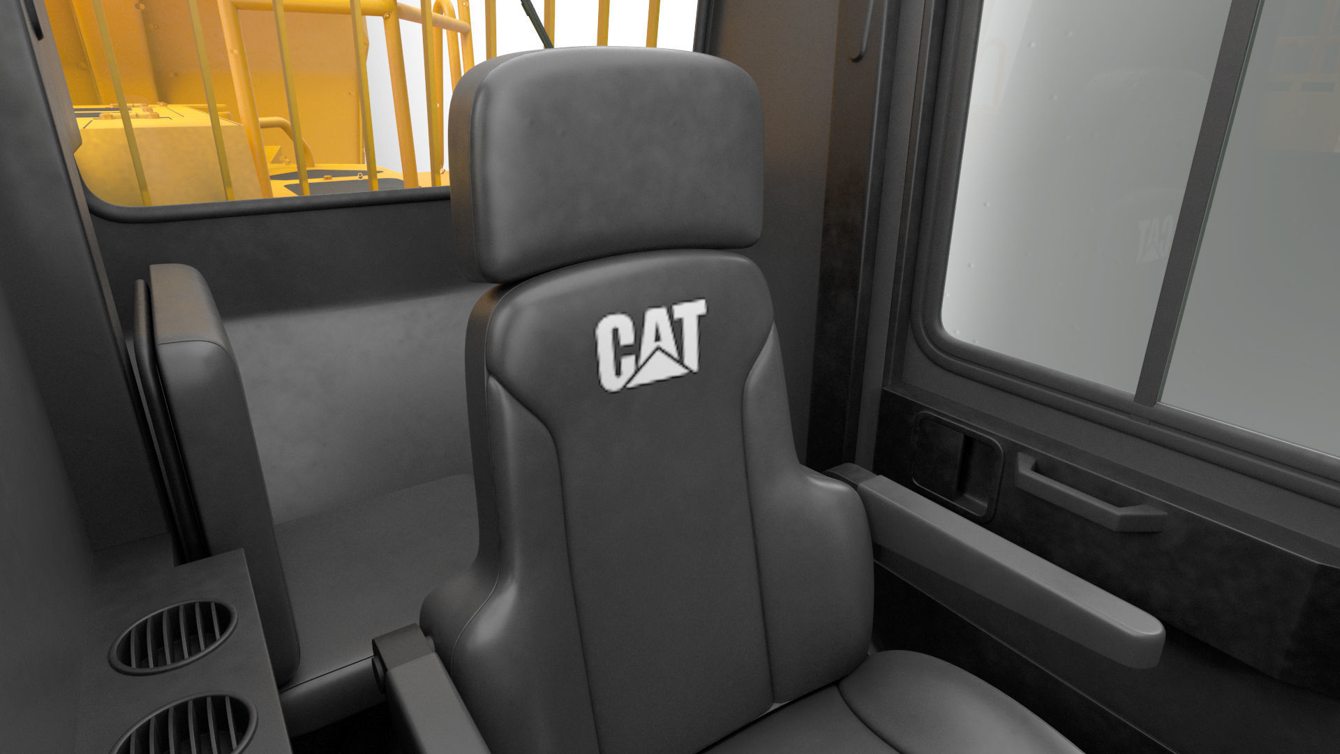 Mining Truck CAT AD45B 3D model_39