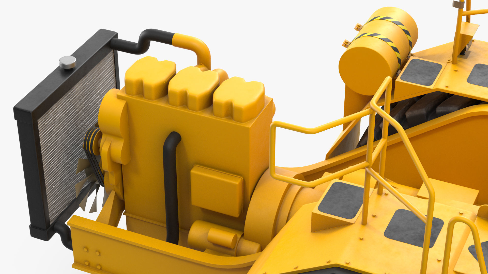 Mining Truck CAT AD45B 3D model_35