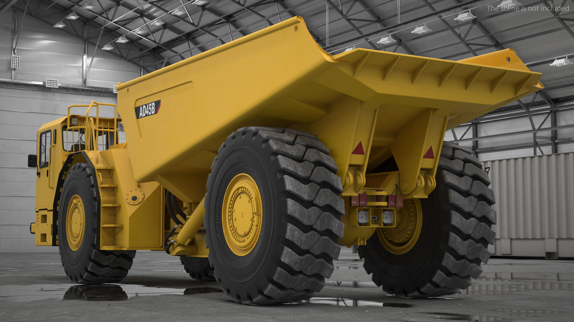 Mining Truck CAT AD45B 3D model_7
