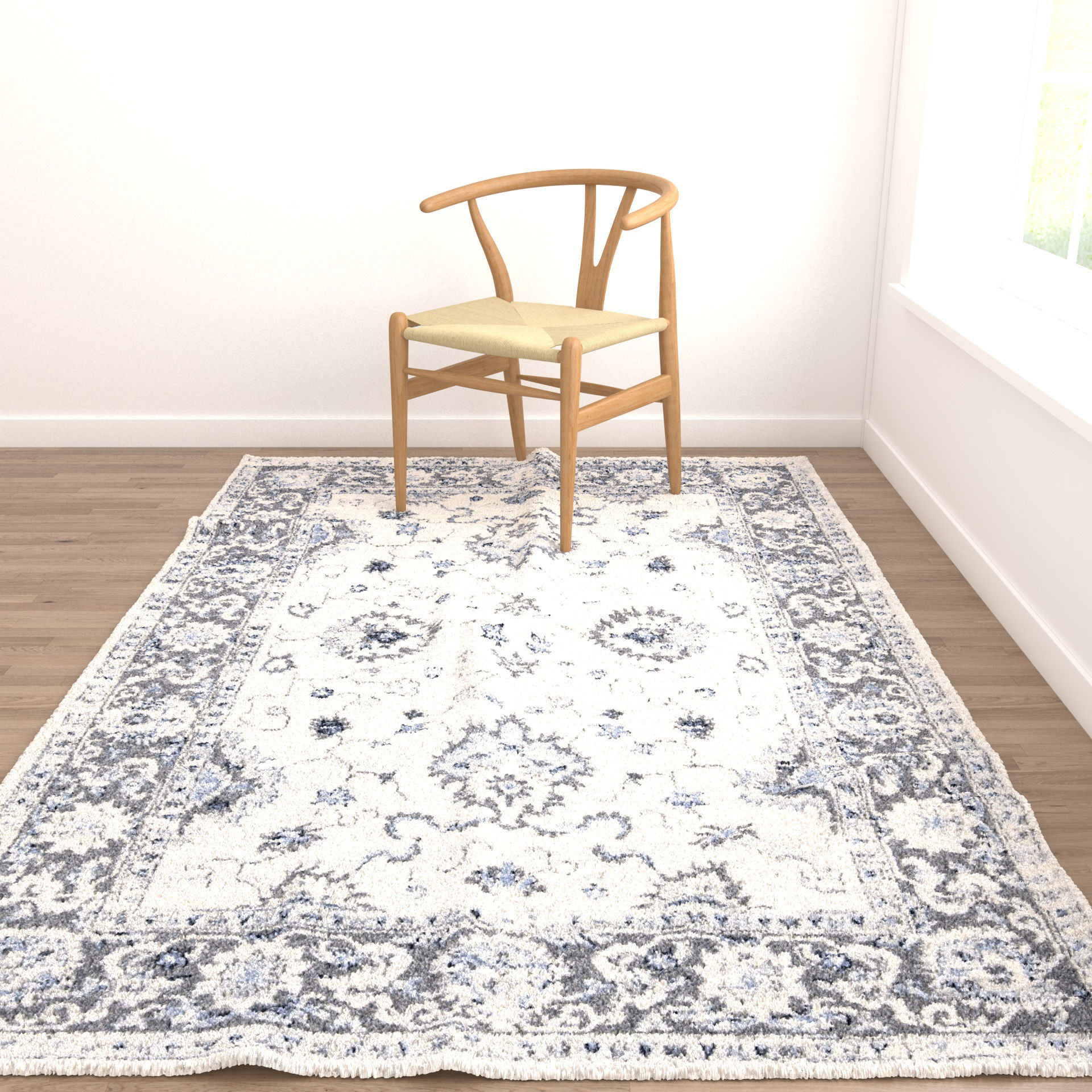Rugs No 630 Low-poly 3D model_4