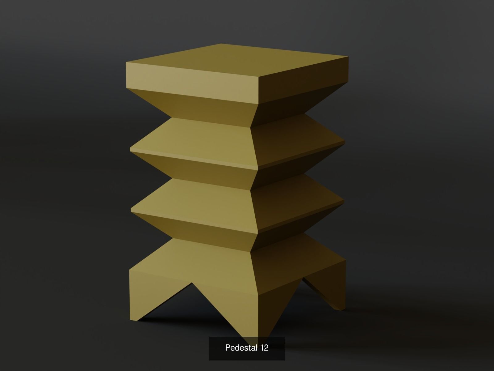 pedestal colection 19 pedestal 3D Model Collection_13