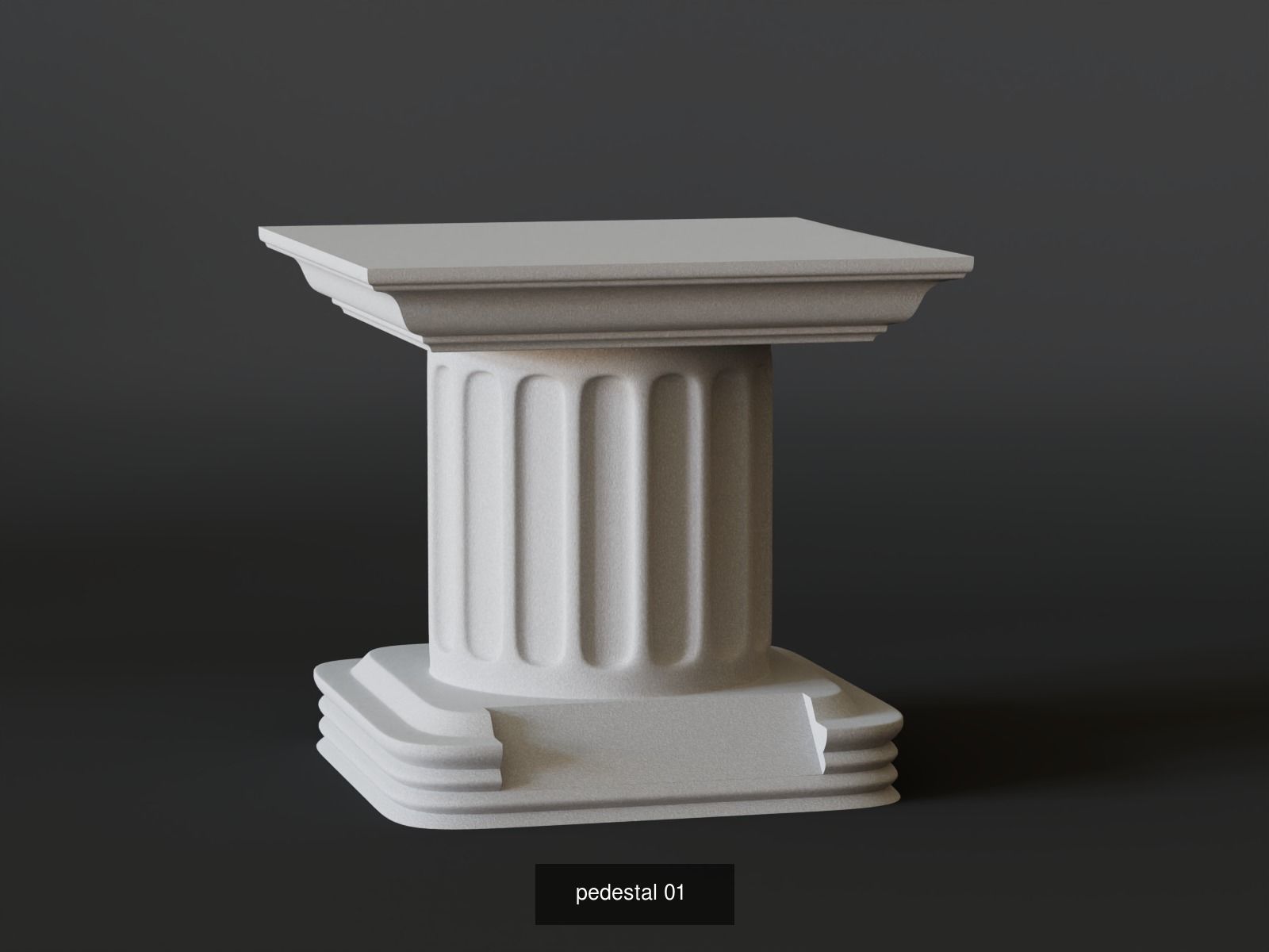 pedestal colection 19 pedestal 3D Model Collection_1