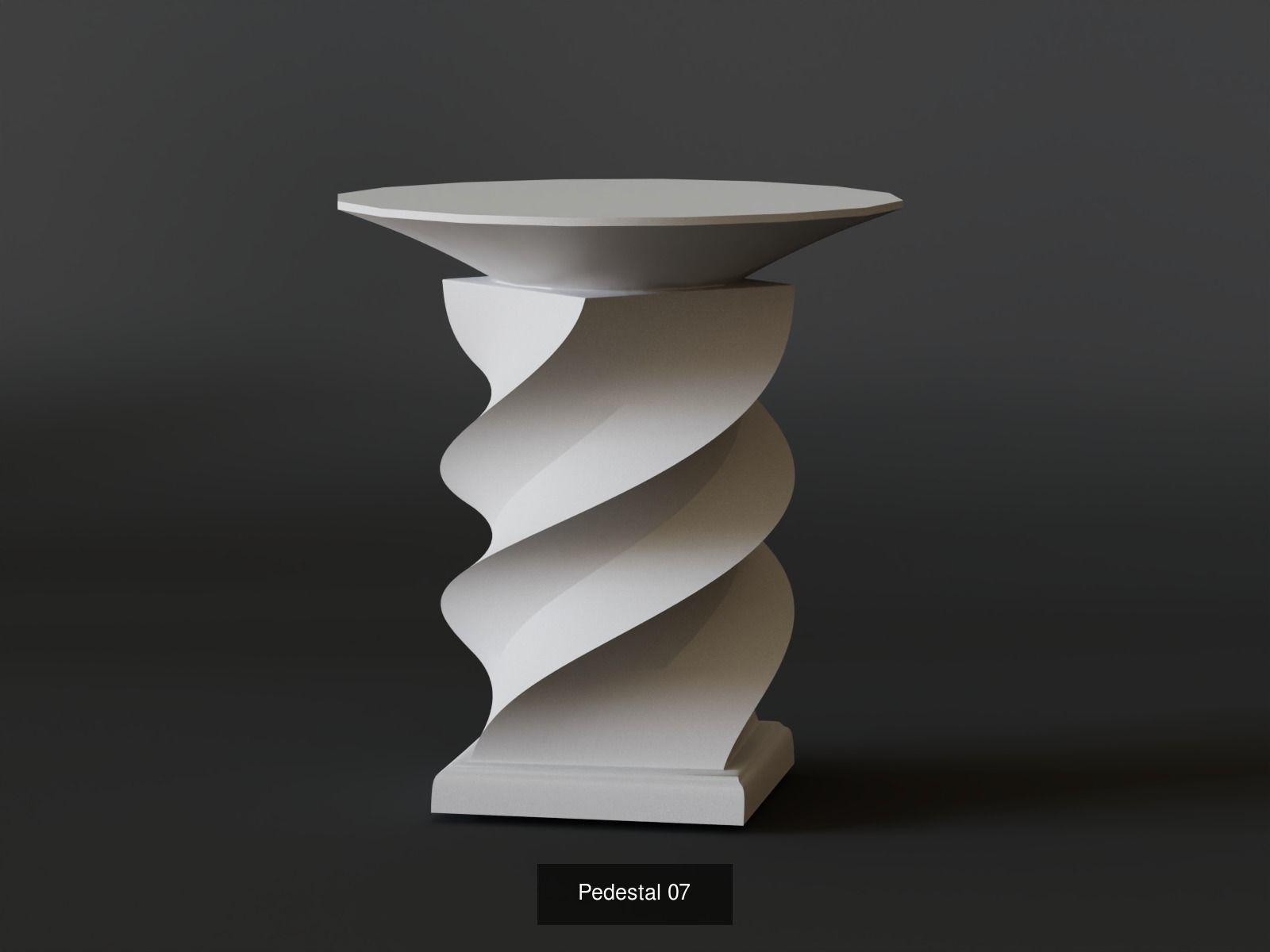 pedestal colection 19 pedestal 3D Model Collection_9