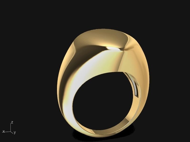 PEAR BOMBE RING stl verified 3D print model_4