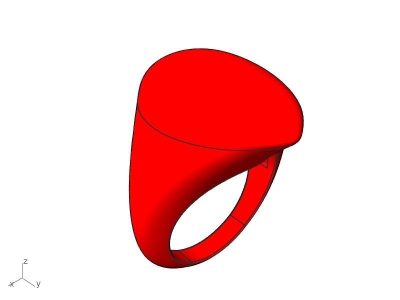 PEAR BOMBE RING stl verified 3D print model_6