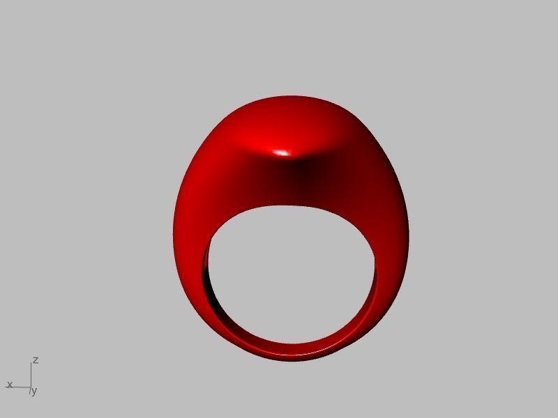 PEAR BOMBE RING stl verified 3D print model_9