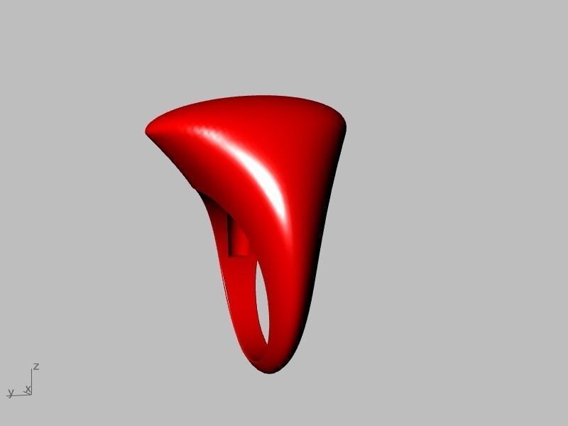 PEAR BOMBE RING stl verified 3D print model_10