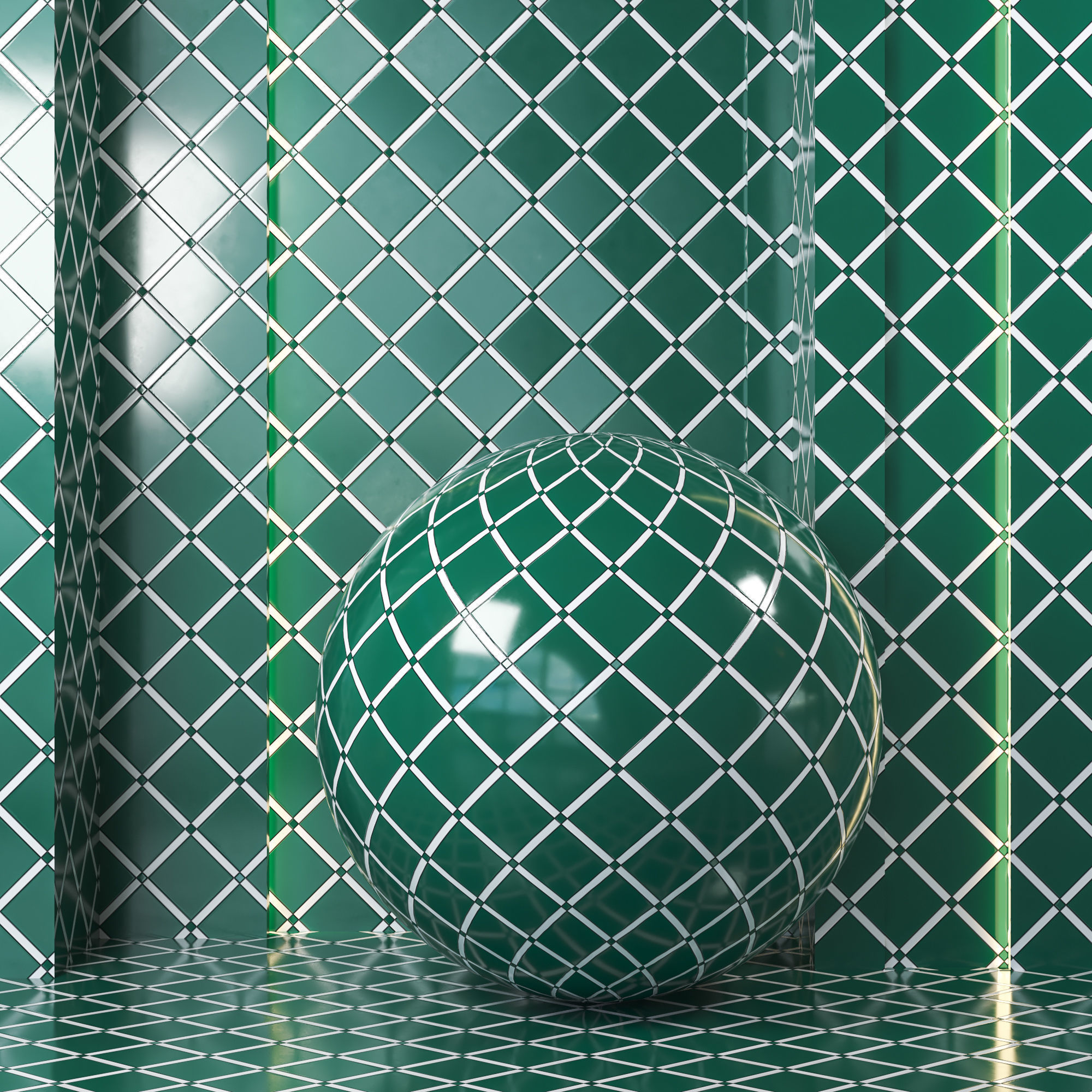 4k 5color Imperial Nightfall Blend Polished Mosaic Tile-Seamless Texture_2