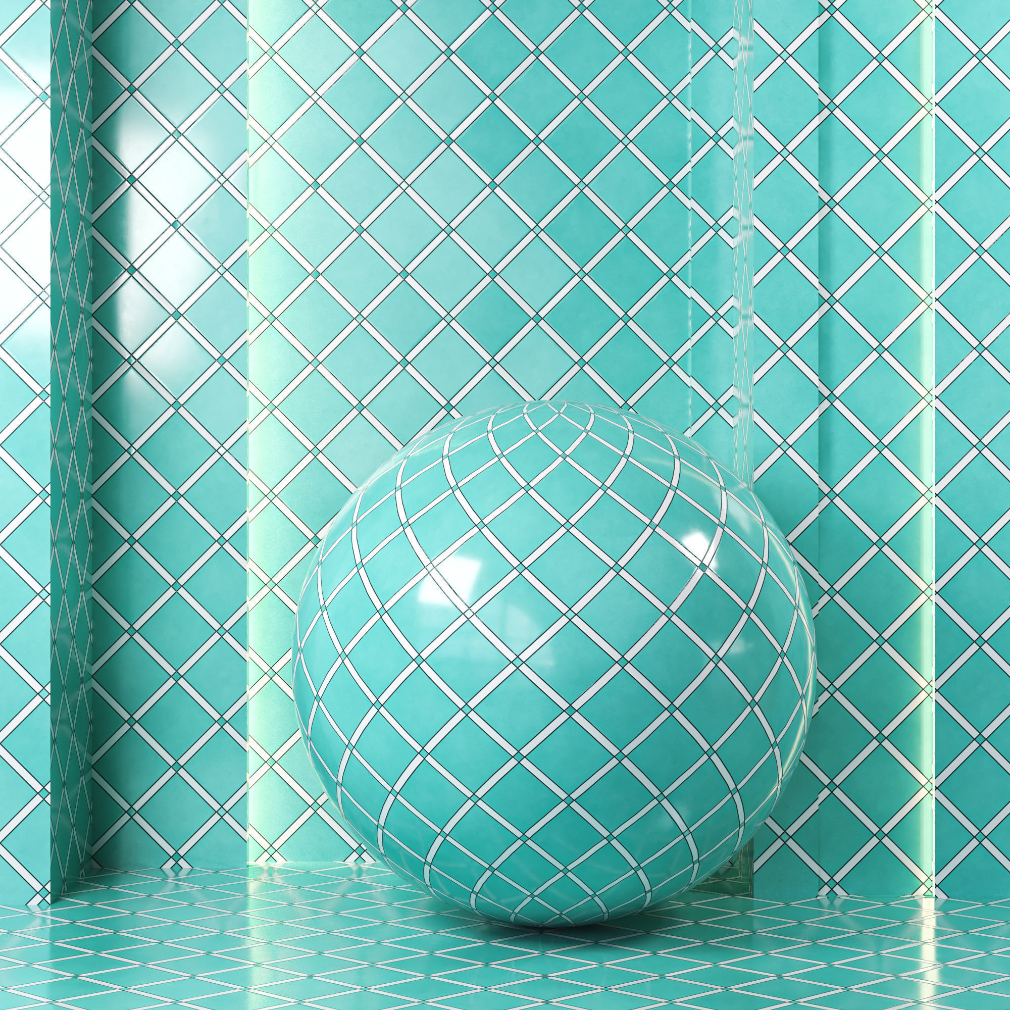 4k 5color Imperial Nightfall Blend Polished Mosaic Tile-Seamless Texture_5