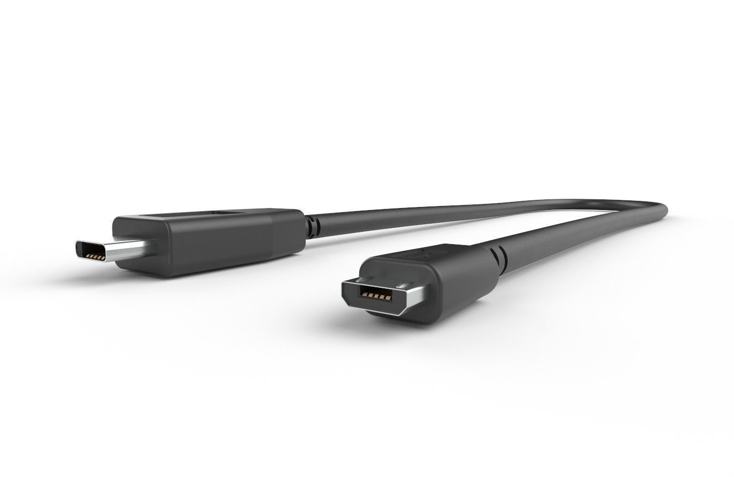 USB Cable M12 Low-poly 3D model_15