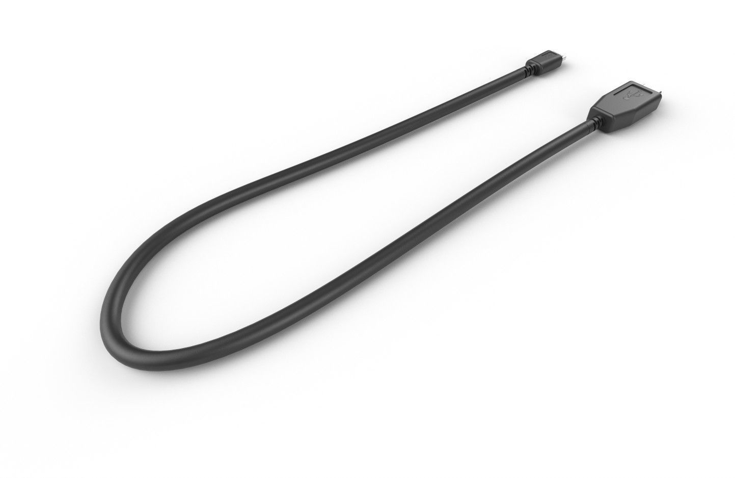 USB Cable M12 Low-poly 3D model_12