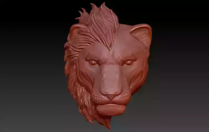 Lion lioness 3D Model