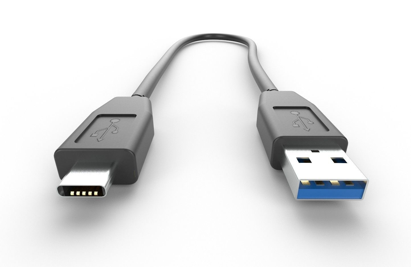 USB Cable M13 Low-poly 3D model_22