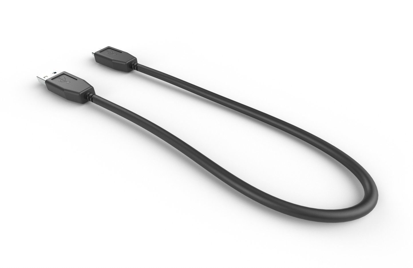 USB Cable M13 Low-poly 3D model_28