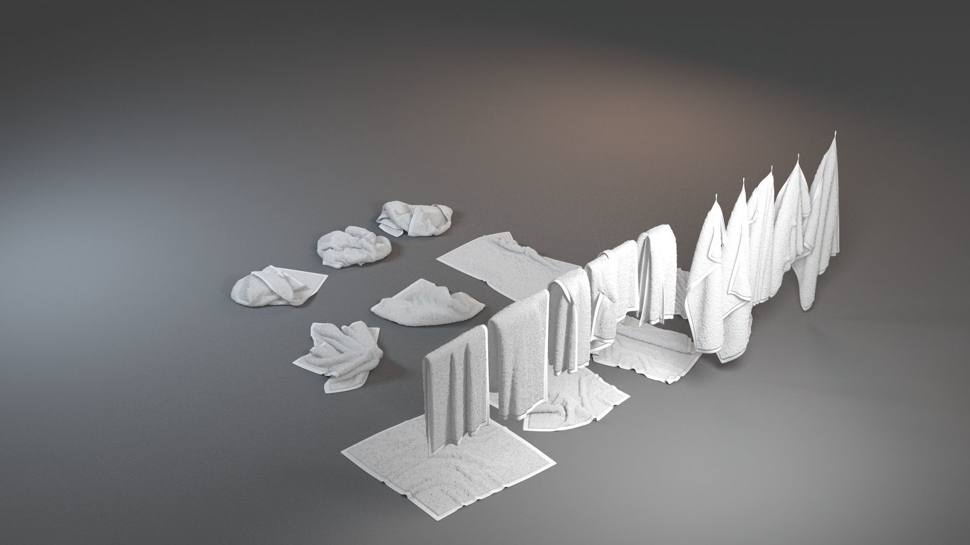 Towel Collection 3D model_16