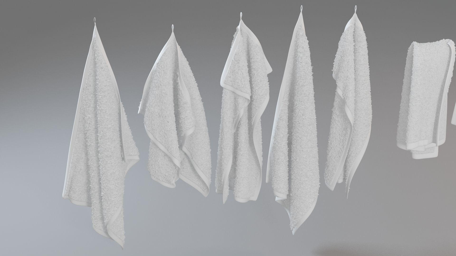Towel Collection 3D model_1
