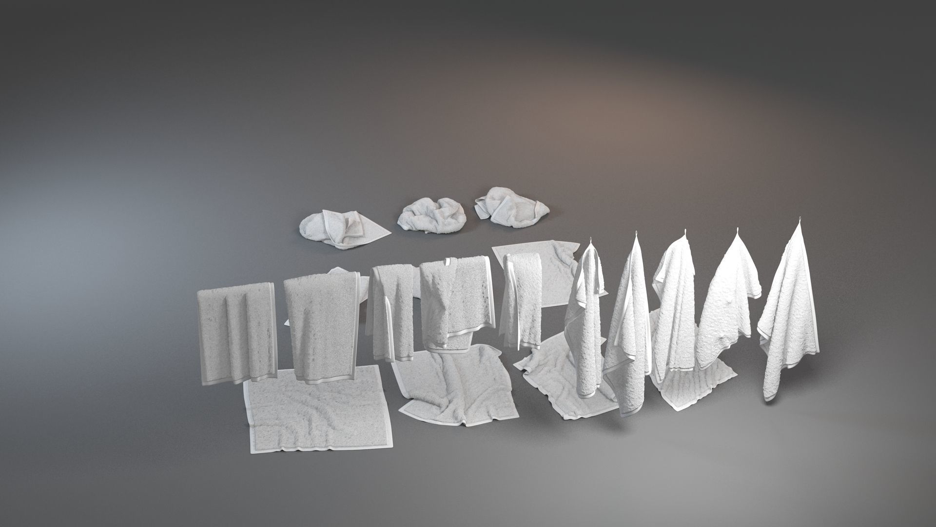 Towel Collection 3D model_15