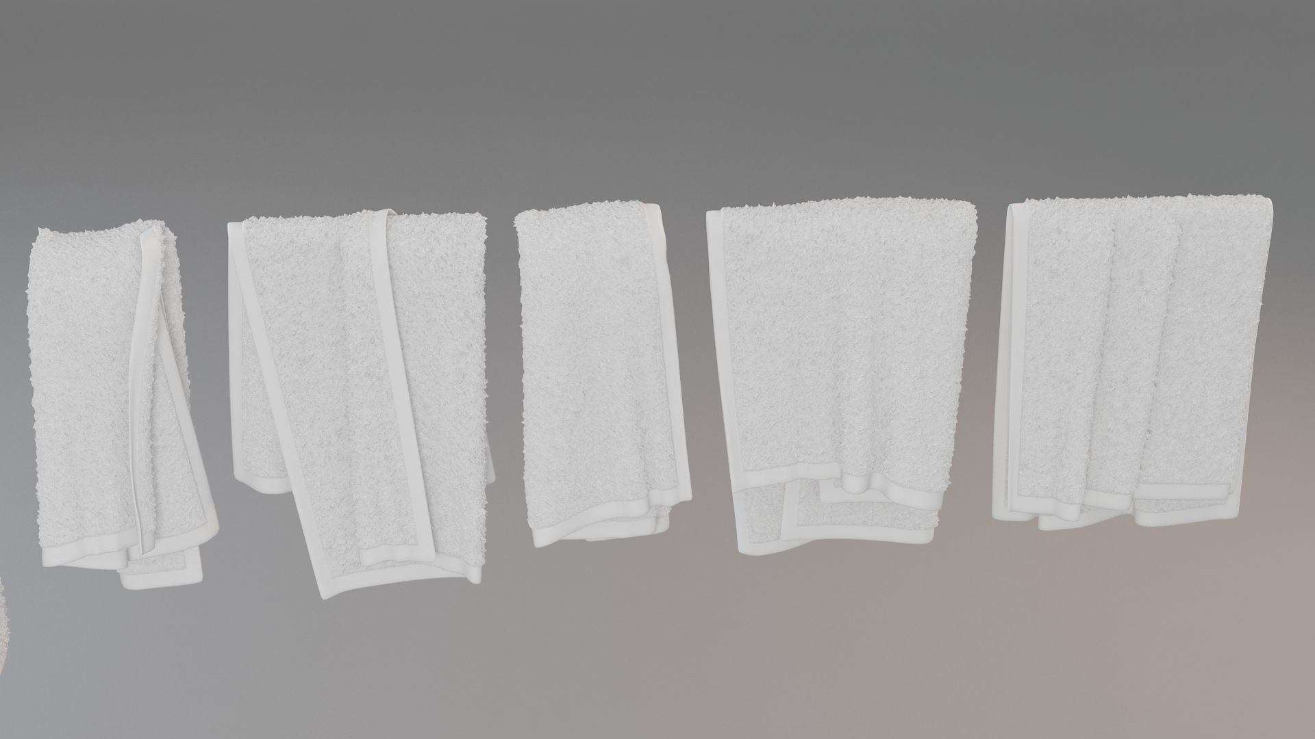 Towel Collection 3D model_2