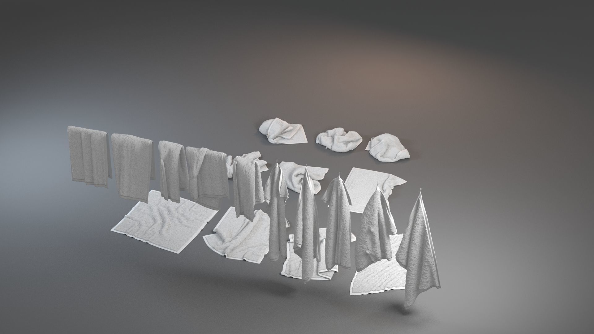 Towel Collection 3D model_14