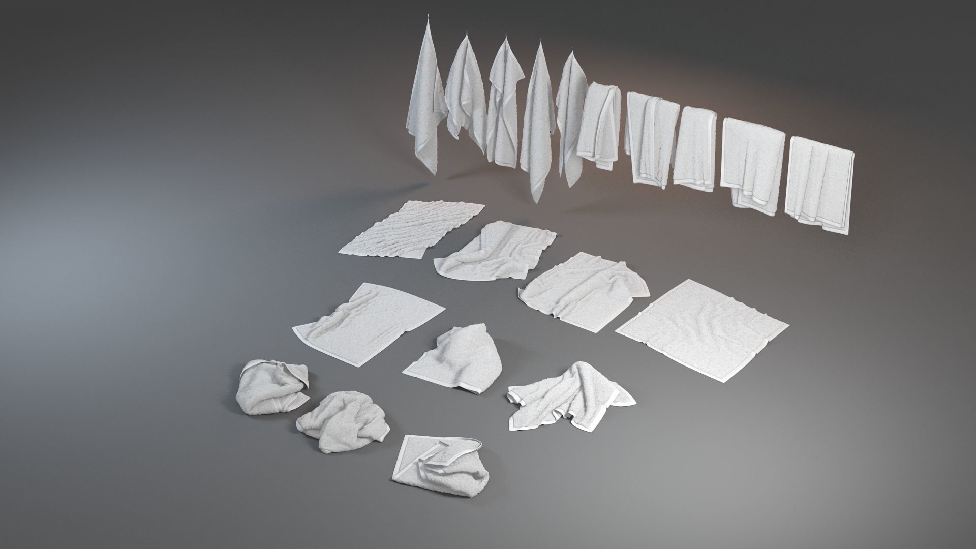 Towel Collection 3D model_19