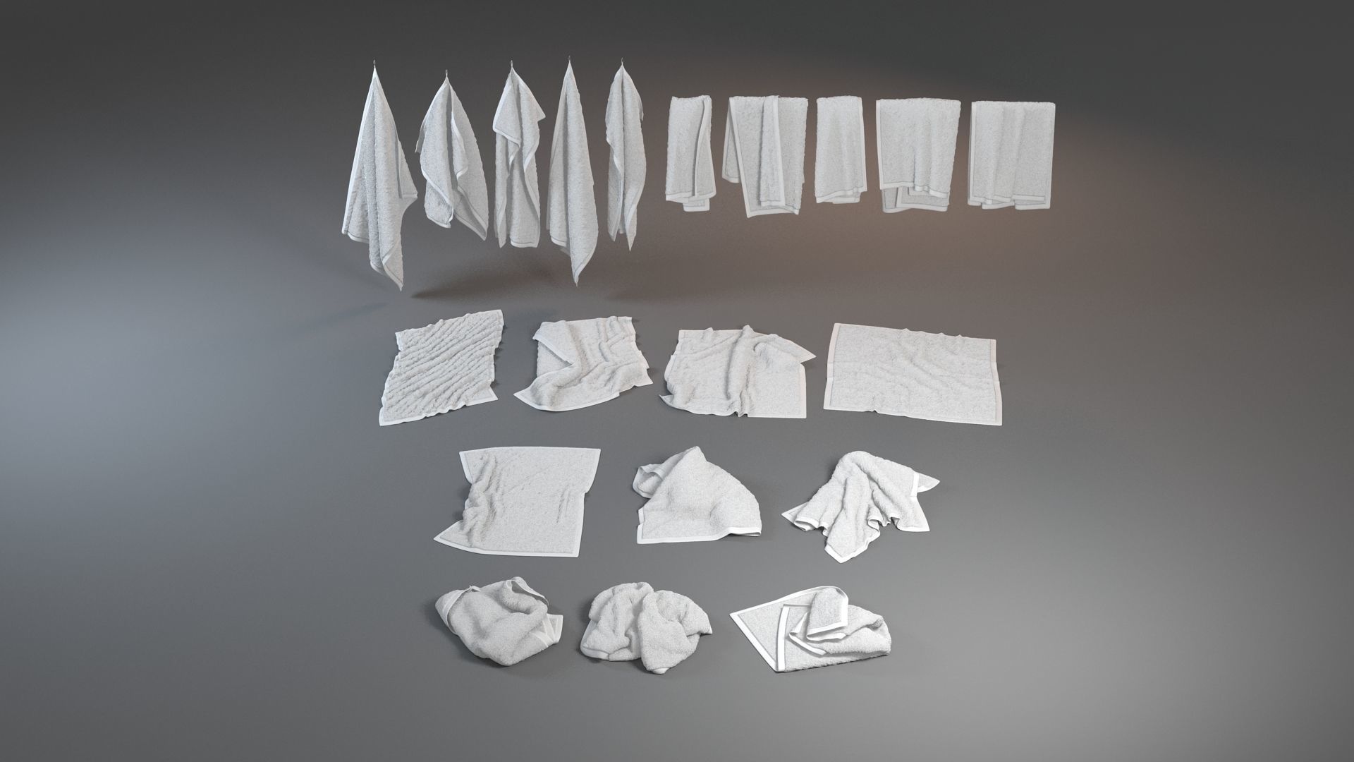 Towel Collection 3D model_20