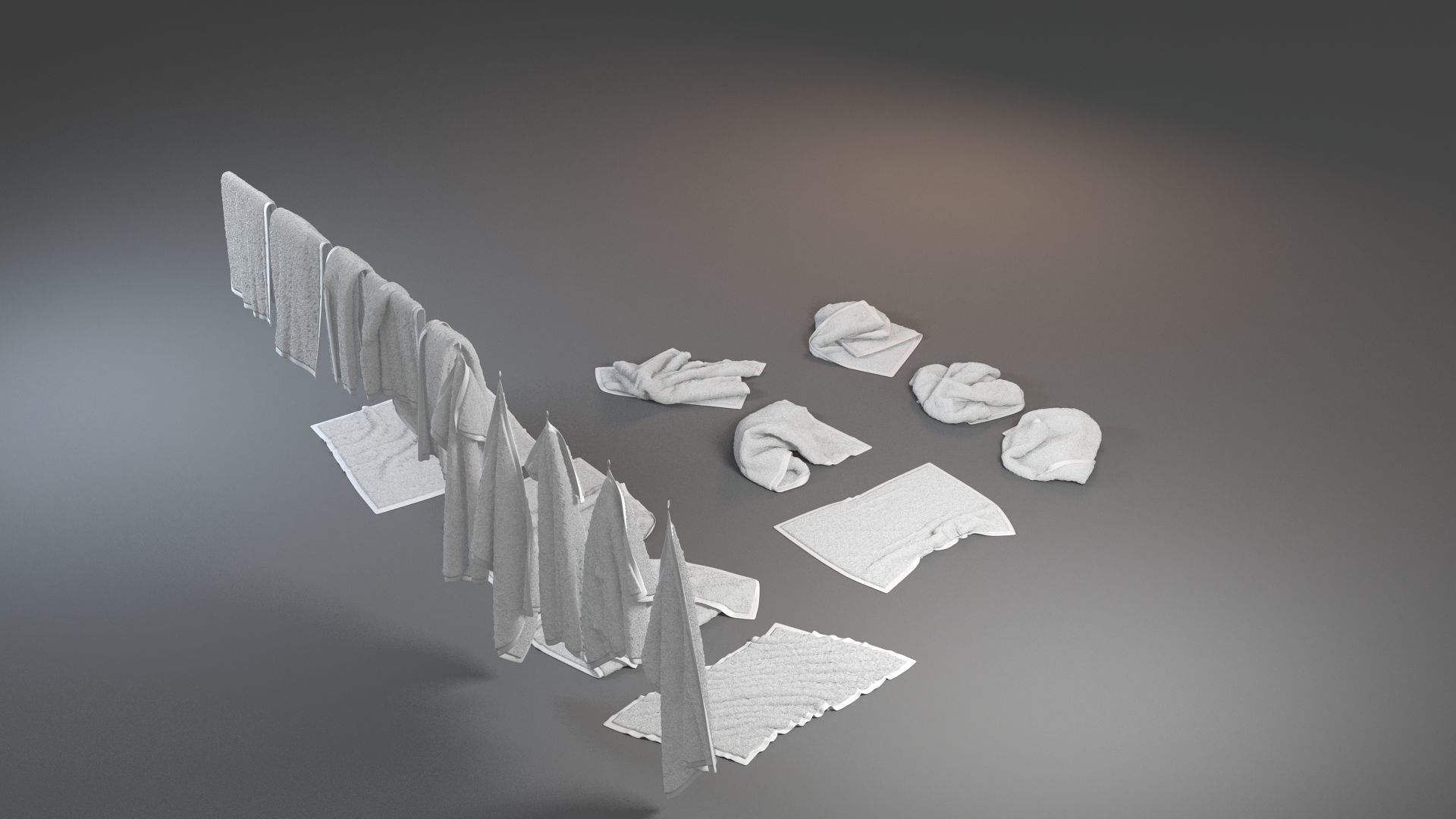 Towel Collection 3D model_13