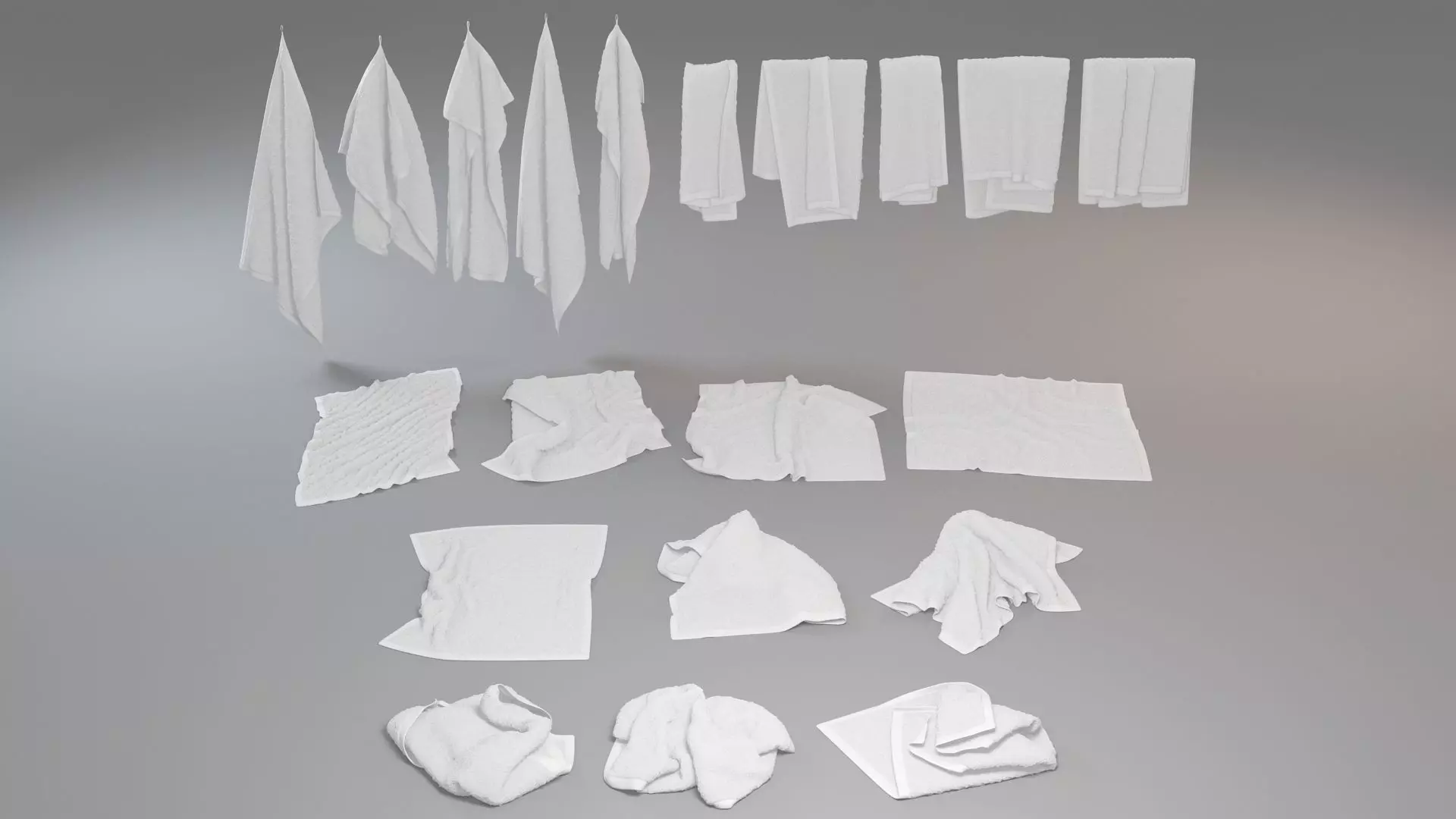 Towel Collection 3D model_0