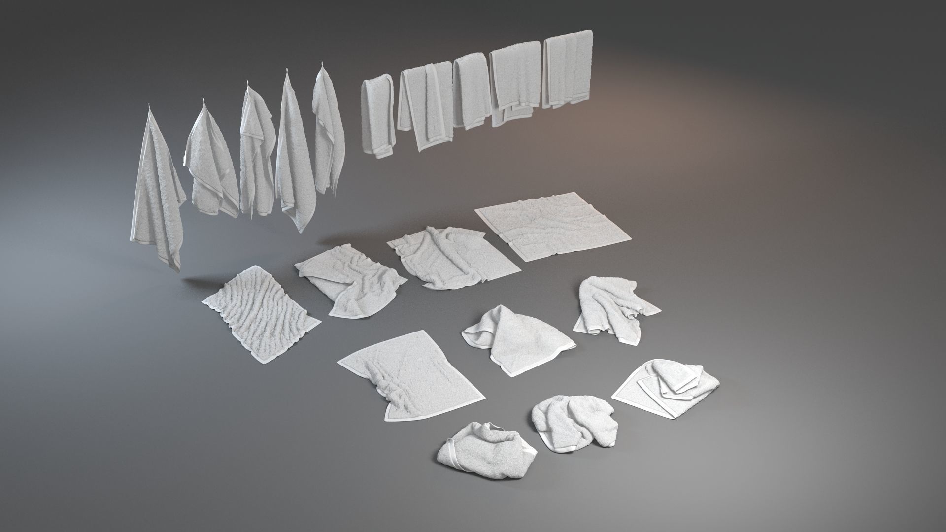 Towel Collection 3D model_10