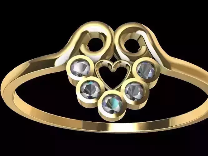 Lightweight engagement ring stl verified 