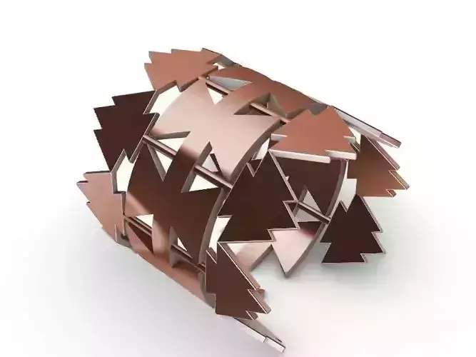 christmas tree ring stl verified  3D print model