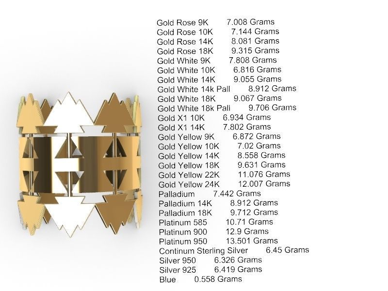 christmas tree ring stl verified  3D print model_11