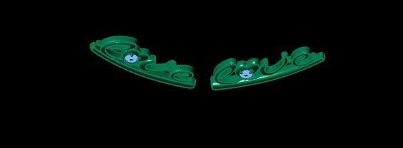 cuff love earrigs 3D print model_15
