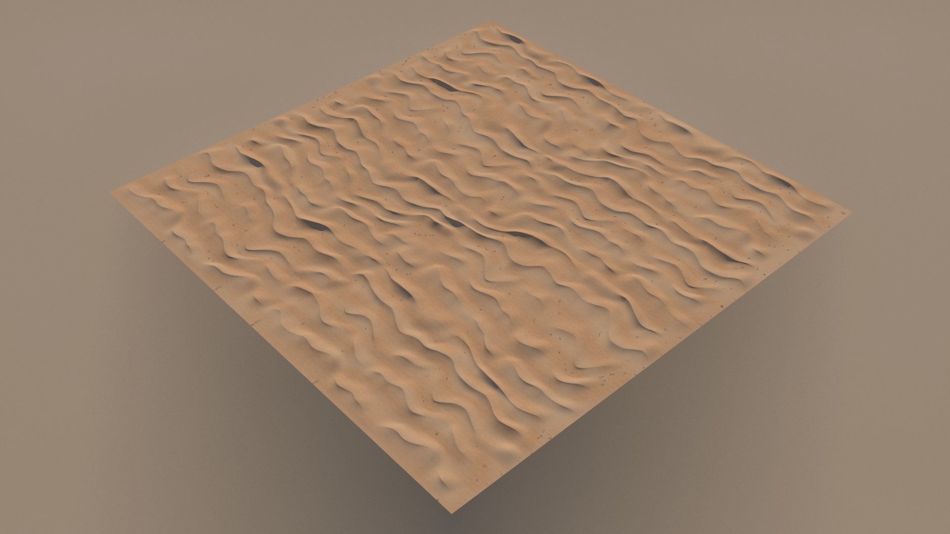 Desert Sand Dunes 3D model_12
