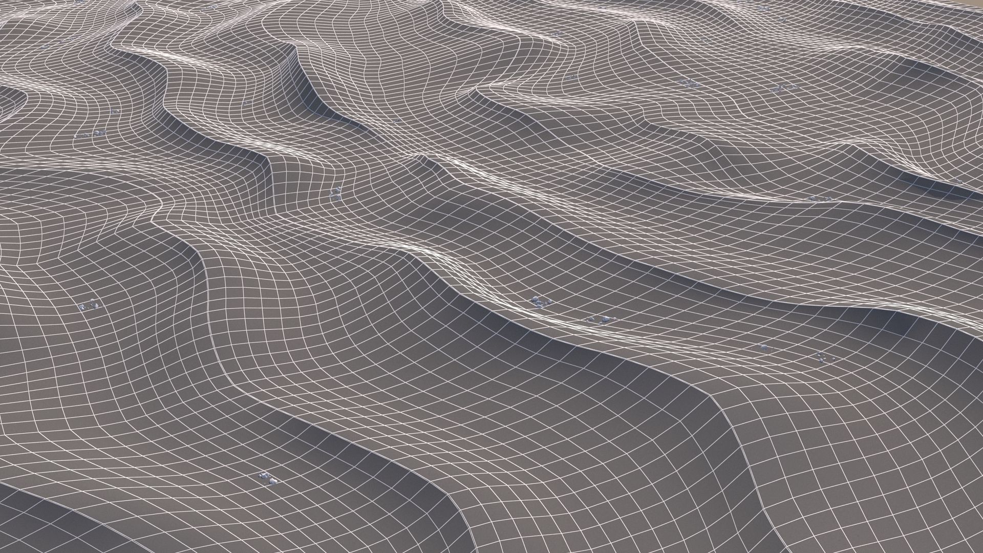 Desert Sand Dunes 3D model_8